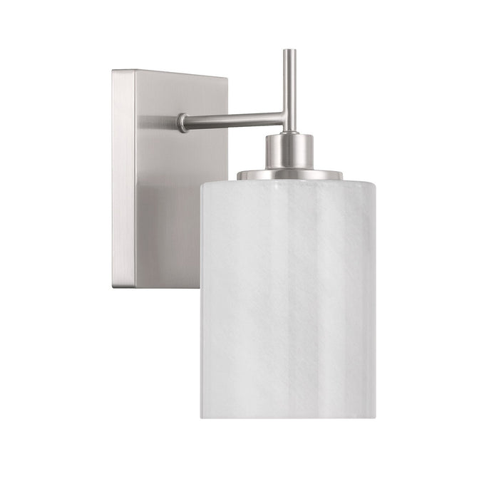 Meridian M90116BN One Light Wall Sconce, Brushed Nickel