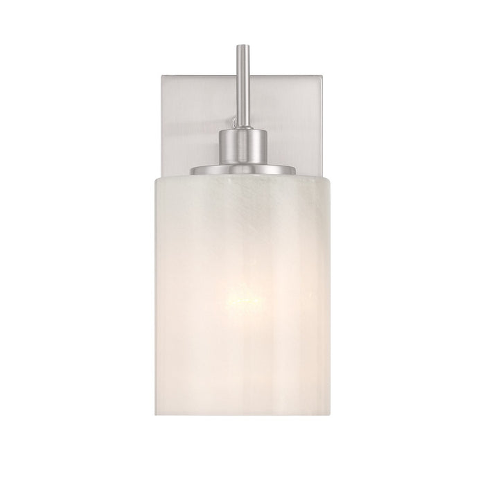 Meridian M90116BN One Light Wall Sconce, Brushed Nickel