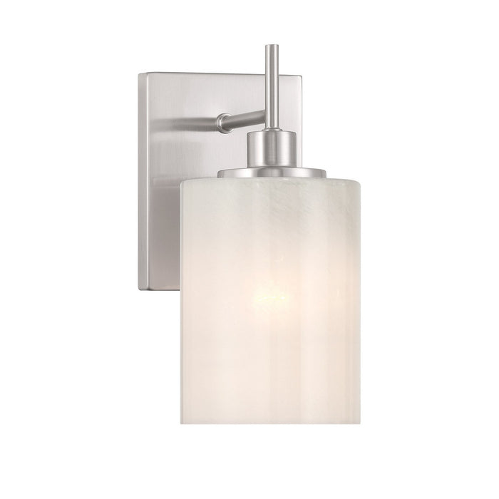 Meridian M90116BN One Light Wall Sconce, Brushed Nickel