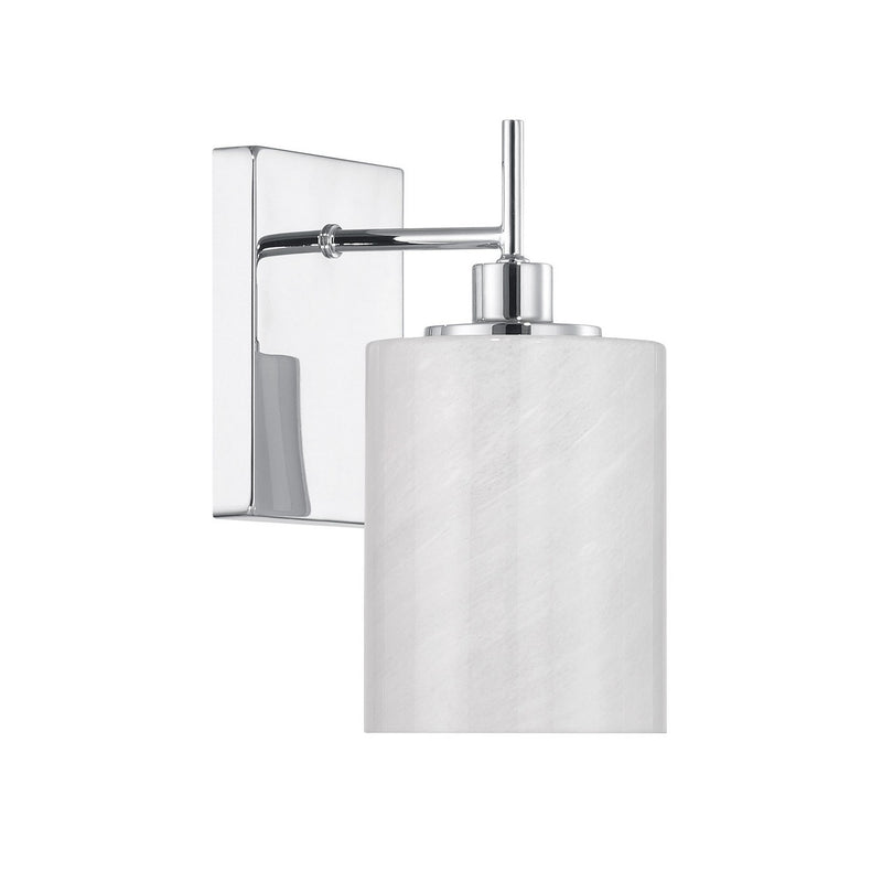 Meridian M90116CH One Light Wall Sconce, Chrome