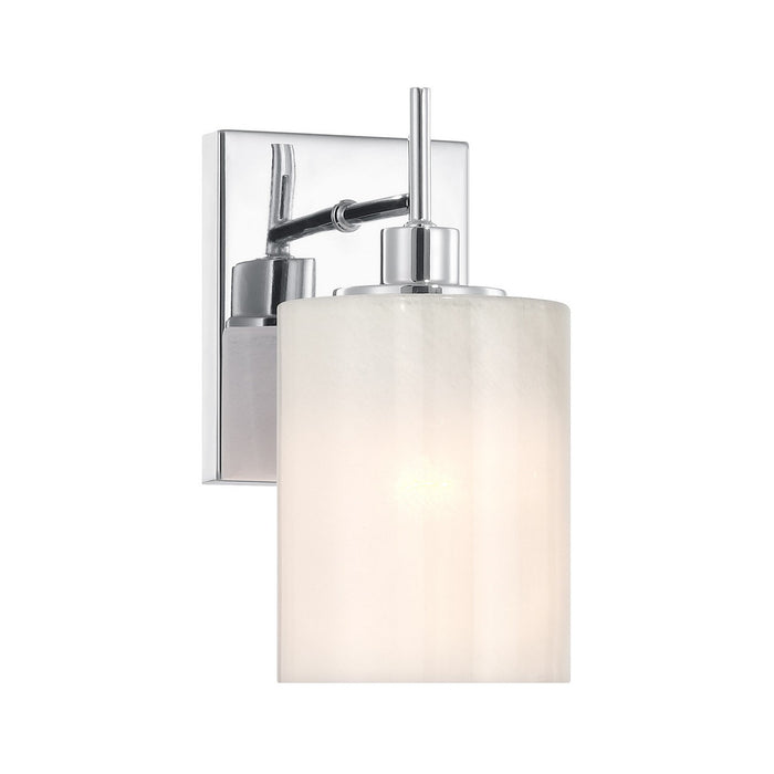 Meridian M90116CH One Light Wall Sconce, Chrome