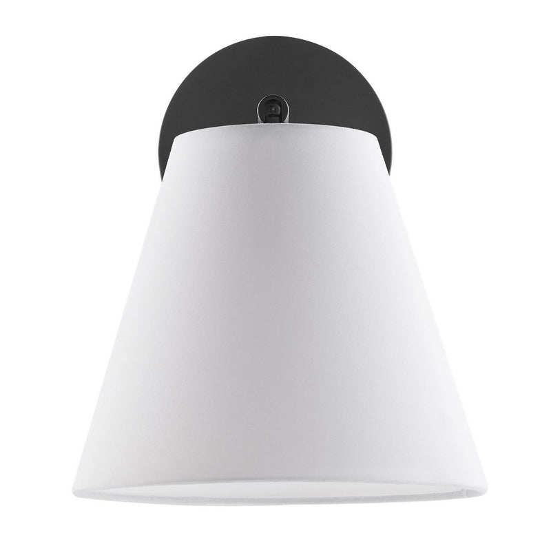 Meridian M90119MBK One Light Wall Sconce, Matte Black
