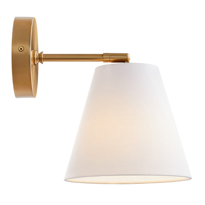 Meridian M90119NB One Light Wall Sconce, Natural Brass