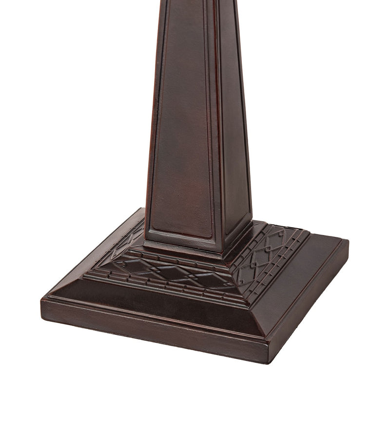 Meyda Tiffany 138784 Two Light Table Base, Mahogany Bronze