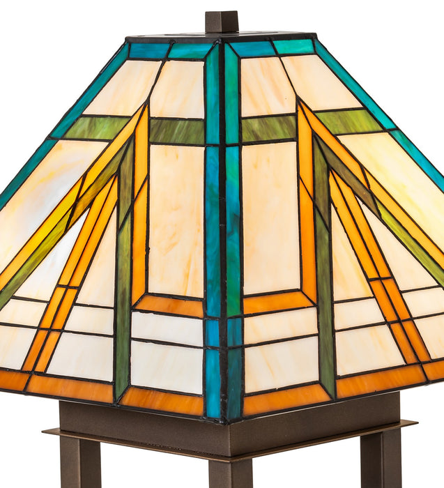 Meyda Tiffany 271183 Two Light Table Lamp, Tyler Bronze