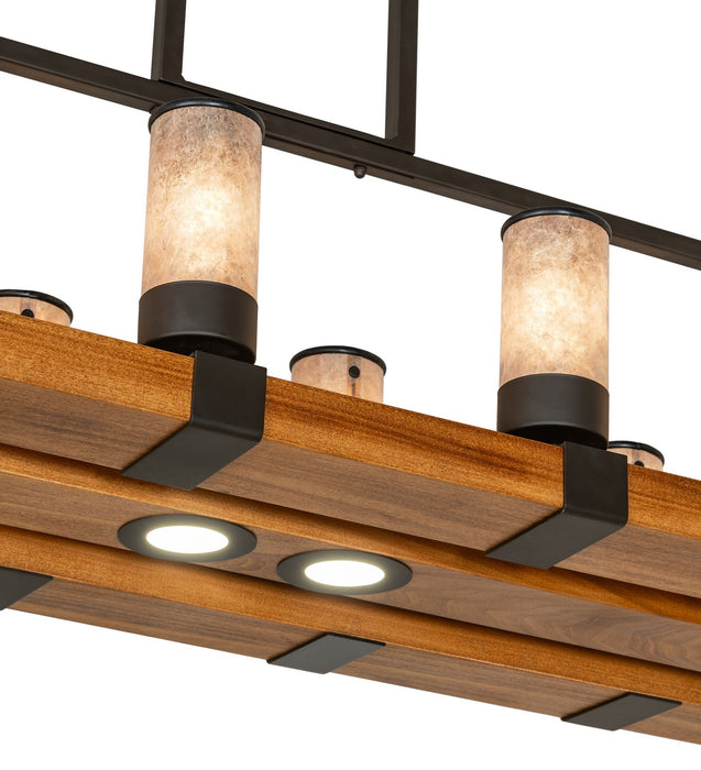Meyda Tiffany 273230 14 Light Chandelier, Oil Rubbed Bronze/English Chestnut