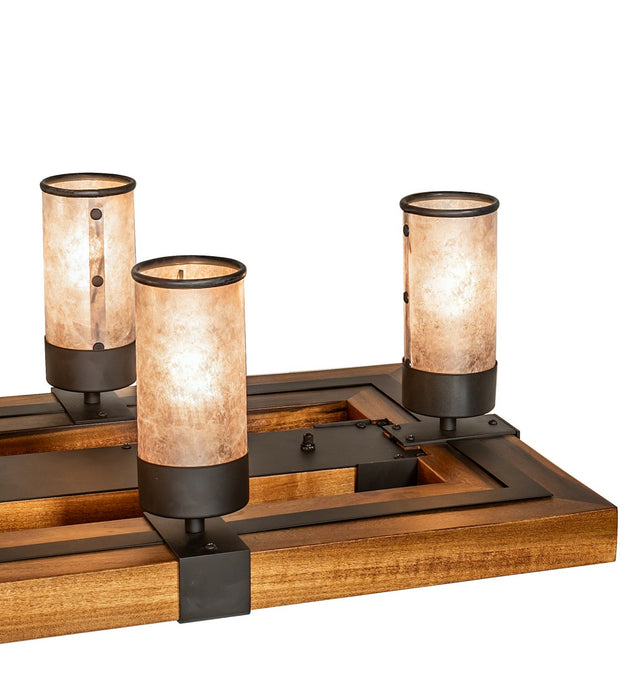 Meyda Tiffany 273230 14 Light Chandelier, Oil Rubbed Bronze/English Chestnut