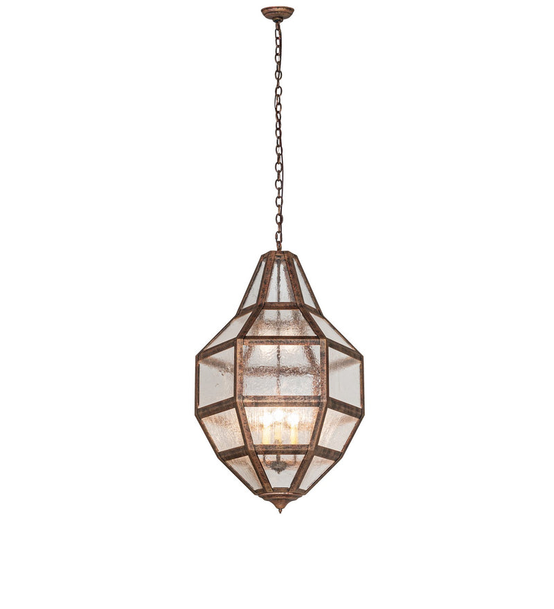 Meyda Tiffany 273541 Three Light Pendant, Rococco