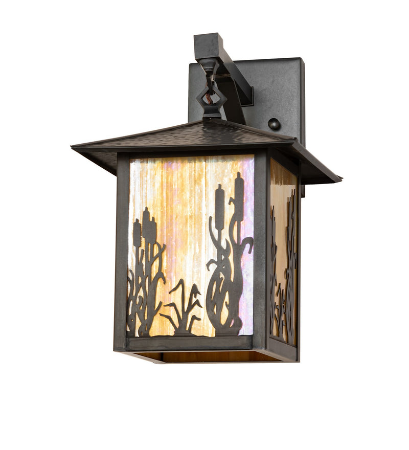 Meyda Tiffany 273847 One Light Wall Sconce, Black Patina