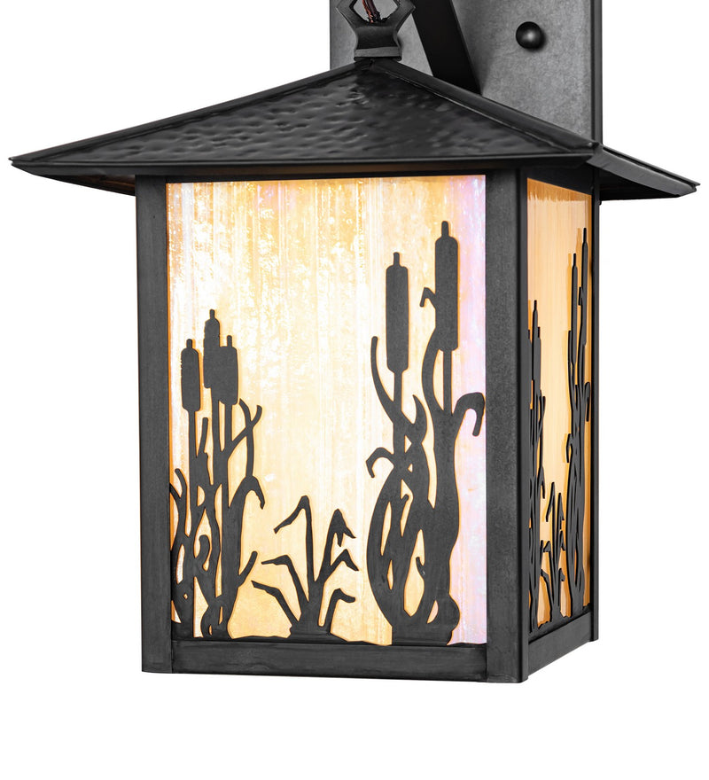 Meyda Tiffany 273847 One Light Wall Sconce, Black Patina