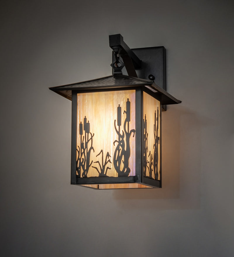 Meyda Tiffany 273847 One Light Wall Sconce, Black Patina