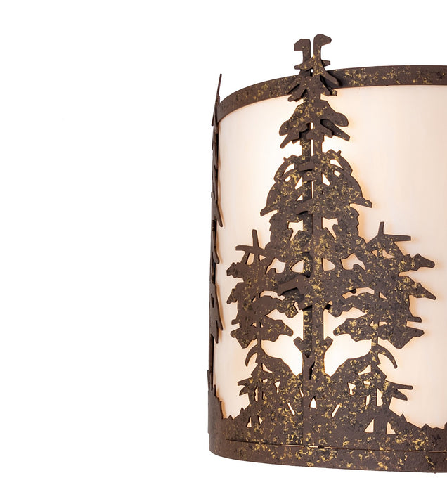 Meyda Tiffany 274298 Two Light Wall Sconce, Pompeii Gold