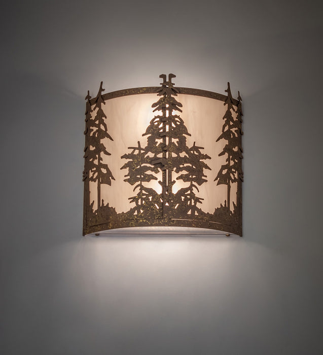 Meyda Tiffany 274298 Two Light Wall Sconce, Pompeii Gold