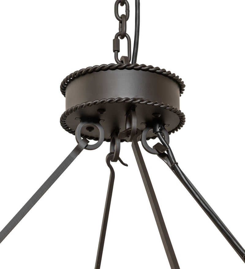 Meyda Tiffany 274559 LED Chandelier, Oil Rubbed Bronze
