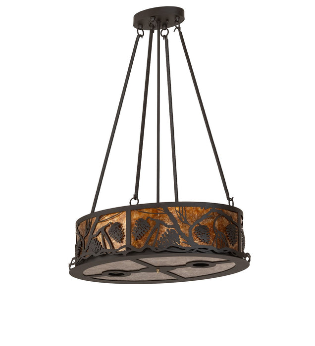 Meyda Tiffany 275042 Eight Light Pendant, Oil Rubbed Bronze