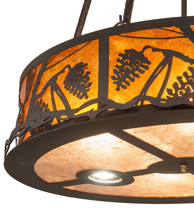 Meyda Tiffany 275042 Eight Light Pendant, Oil Rubbed Bronze