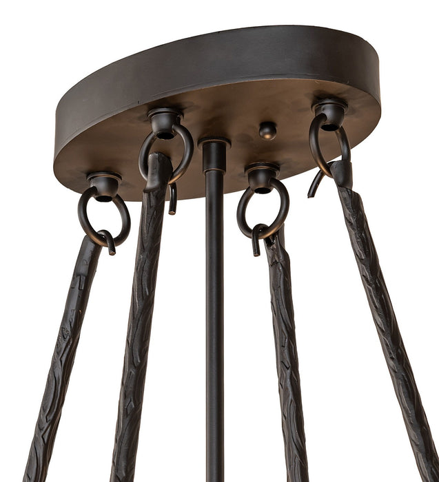 Meyda Tiffany 275042 Eight Light Pendant, Oil Rubbed Bronze