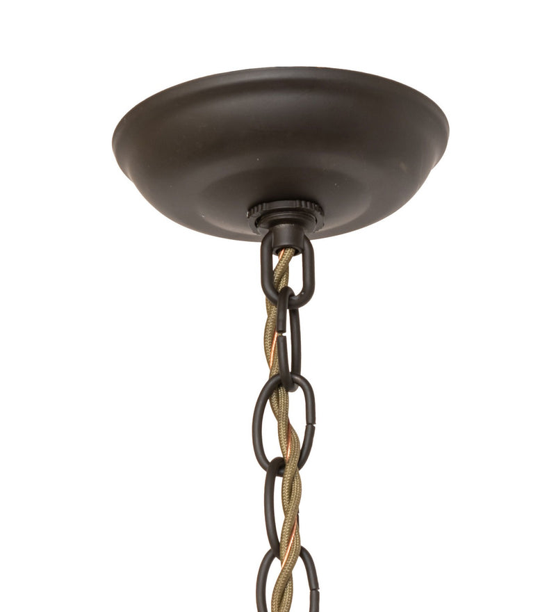 Meyda Tiffany 275167 One Light Mini Pendant, Oil Rubbed Bronze