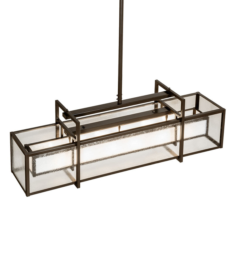 Meyda Tiffany 275555 Six Light Pendant, Timeless Bronze