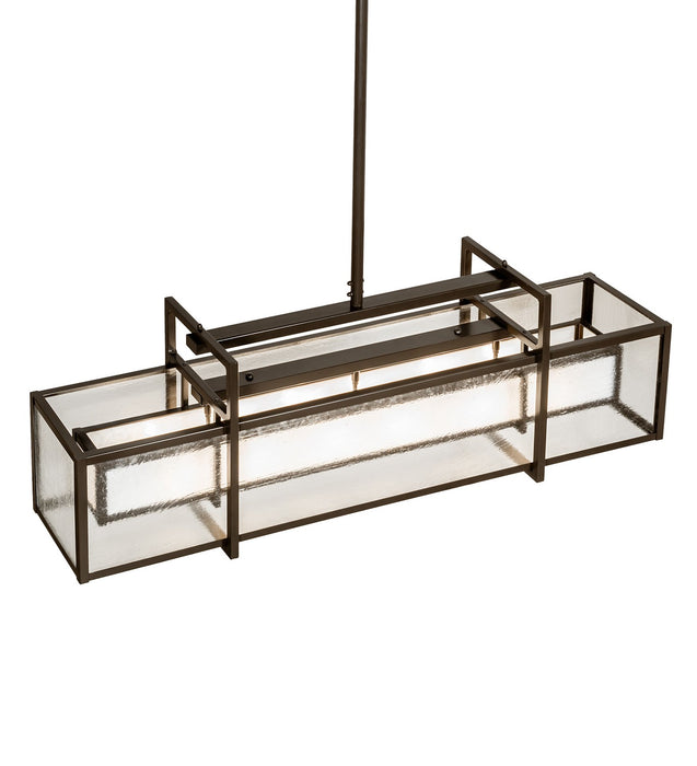 Meyda Tiffany 275555 Six Light Pendant, Timeless Bronze