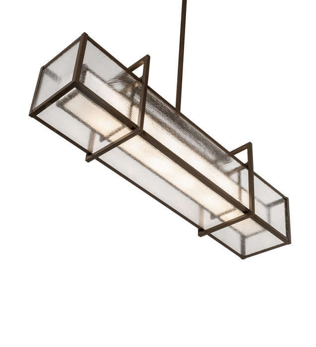 Meyda Tiffany 275555 Six Light Pendant, Timeless Bronze