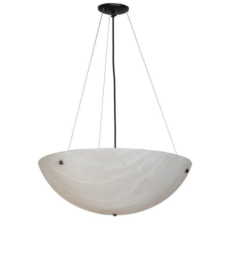 Meyda Tiffany 275935 Three Light Pendant, Solar Black