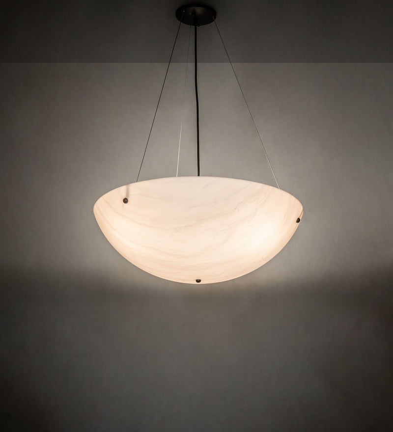 Meyda Tiffany 275935 Three Light Pendant, Solar Black