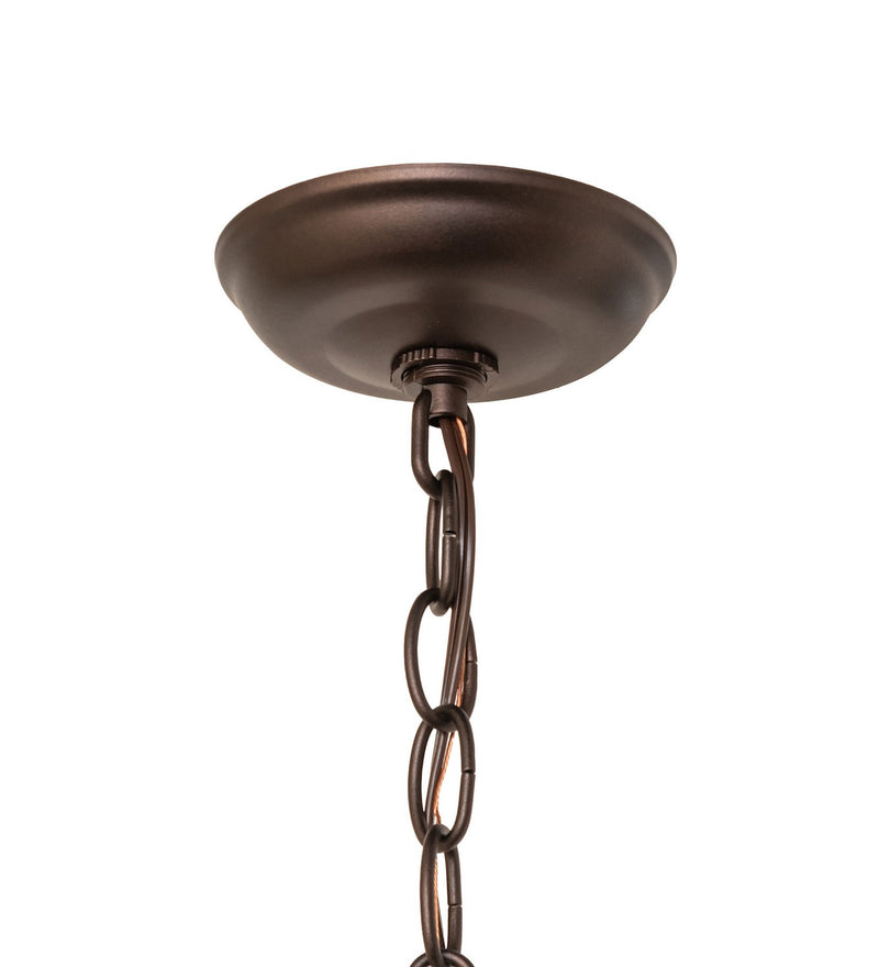 Meyda Tiffany 276061 One Light Mini Pendant, Mahogany Bronze