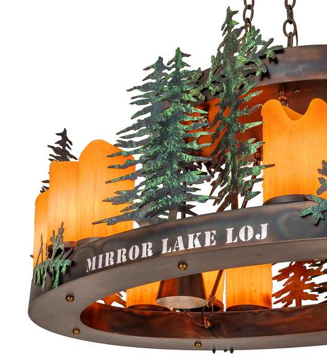 Meyda Tiffany 276217 LED Pendant, Dark Burnished Antique Copper