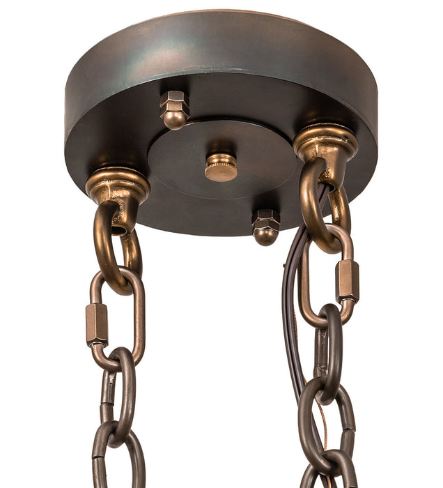 Meyda Tiffany 276217 LED Pendant, Dark Burnished Antique Copper