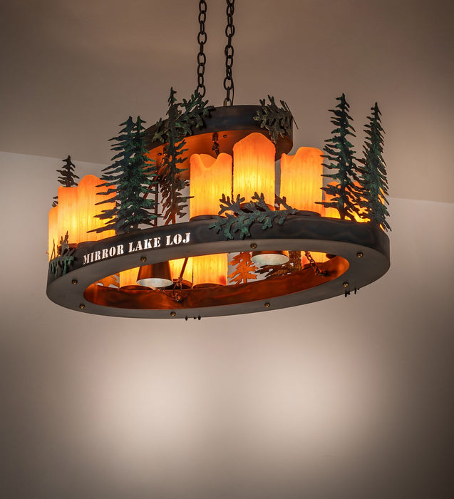 Meyda Tiffany 276217 LED Pendant, Dark Burnished Antique Copper