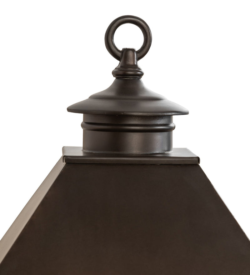 Meyda Tiffany 276322 Three Light Post Mount, Craftsman Brown