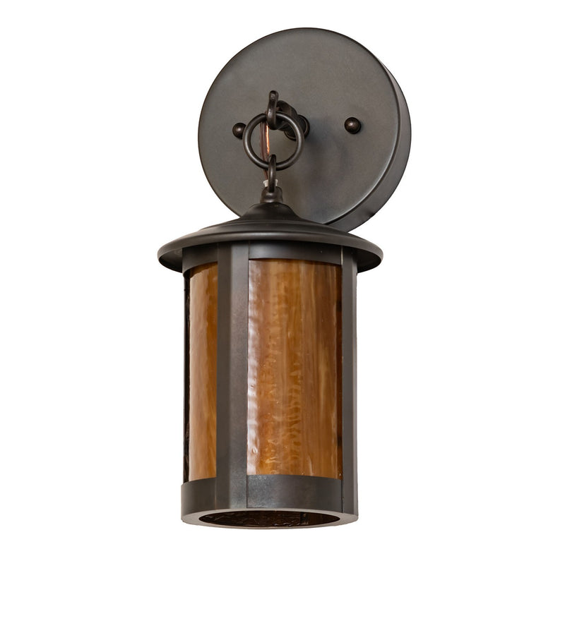 Meyda Tiffany 276323 One Light Wall Sconce, Craftsman Brown