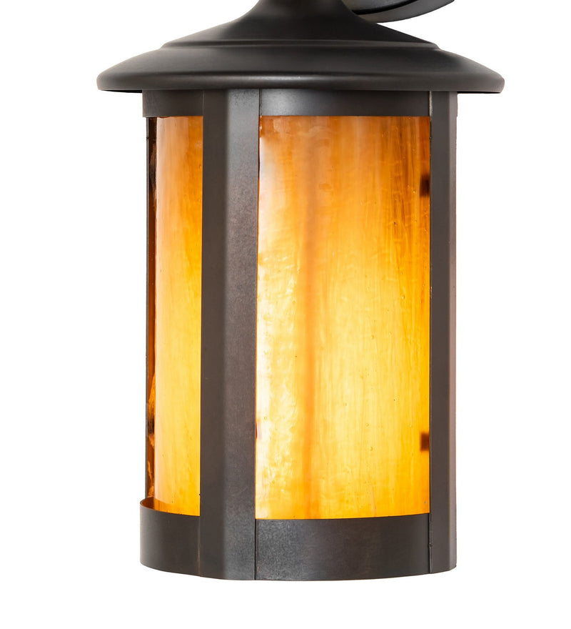 Meyda Tiffany 276323 One Light Wall Sconce, Craftsman Brown