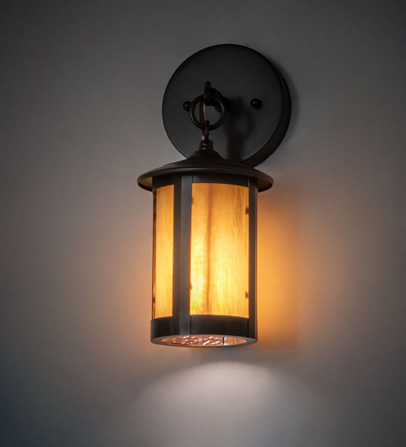 Meyda Tiffany 276323 One Light Wall Sconce, Craftsman Brown