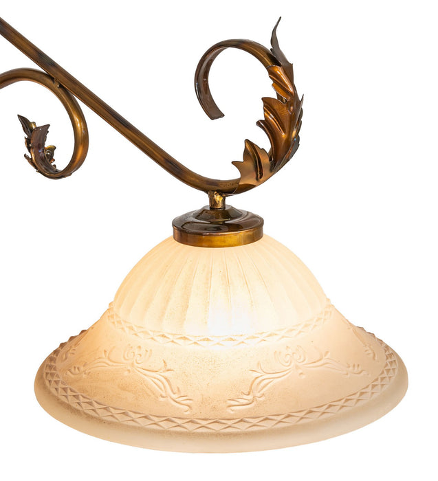Meyda Tiffany 276474 Three Light Island Pendant, Lt Burnished Transparent Gold