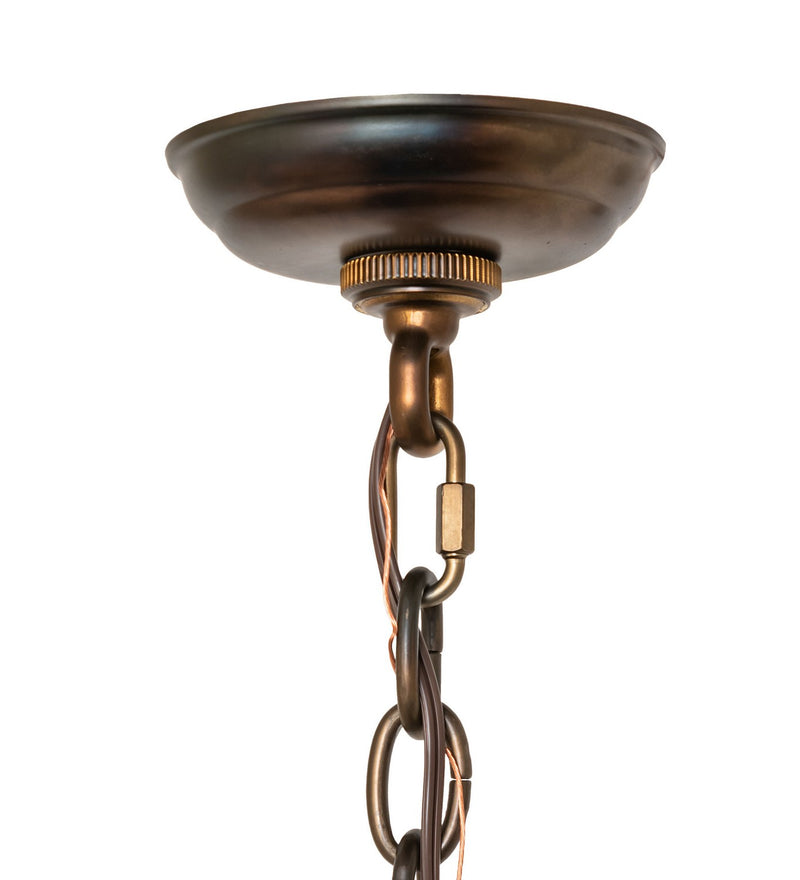 Meyda Tiffany 277017 One Light Mini Pendant, Dark Burnished Antique Copper