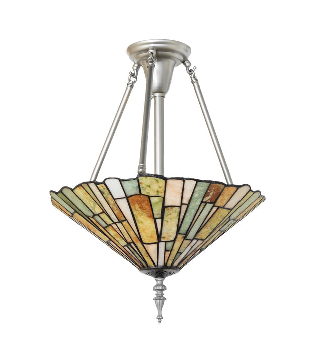 Meyda Tiffany 277434 Three Light Semi-Flushmount