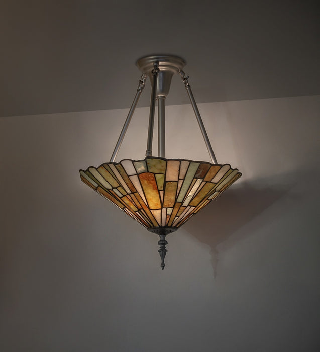 Meyda Tiffany 277434 Three Light Semi-Flushmount