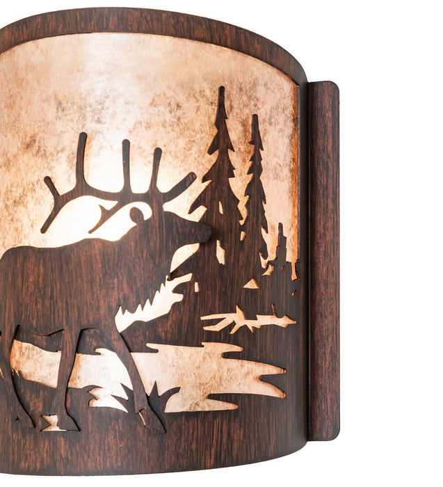 Meyda Tiffany 277543 One Light Wall Sconce, Driftwood Brown