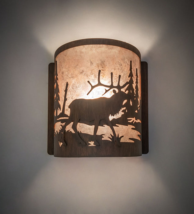 Meyda Tiffany 277543 One Light Wall Sconce, Driftwood Brown