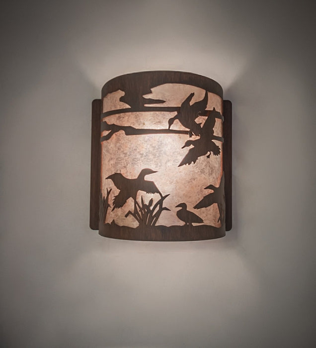 Meyda Tiffany 277548 One Light Wall Sconce, Driftwood Brown