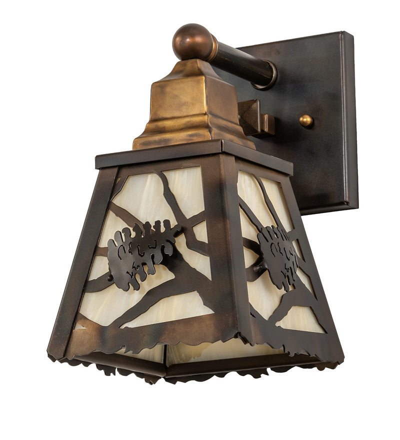 Meyda Tiffany 277793 One Light Wall Sconce, Dark Burnished Antique Copper