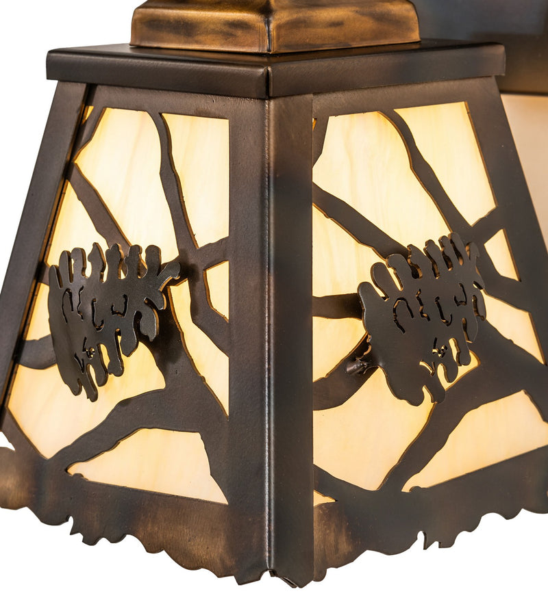 Meyda Tiffany 277793 One Light Wall Sconce, Dark Burnished Antique Copper