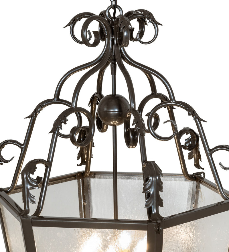 Meyda Tiffany 279603 12 Light Pendant, Exterior Oil Rubbed Bronze