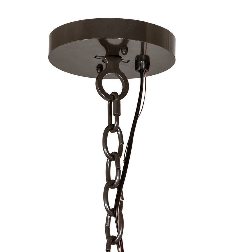 Meyda Tiffany 279603 12 Light Pendant, Exterior Oil Rubbed Bronze