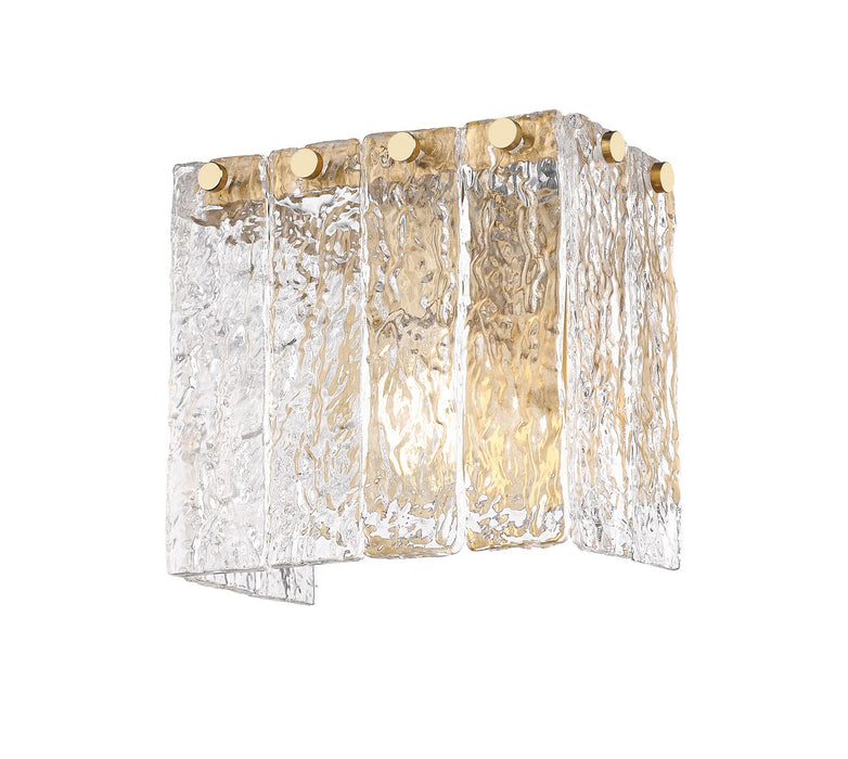 Z-Lite 1943-1S-MGLD One Light Wall Sconce, Modern Gold