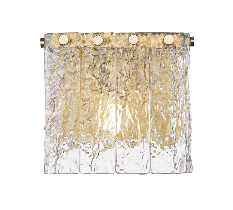 Z-Lite 1943-1S-MGLD One Light Wall Sconce, Modern Gold