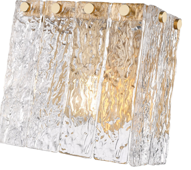 Z-Lite 1943-1S-MGLD One Light Wall Sconce, Modern Gold