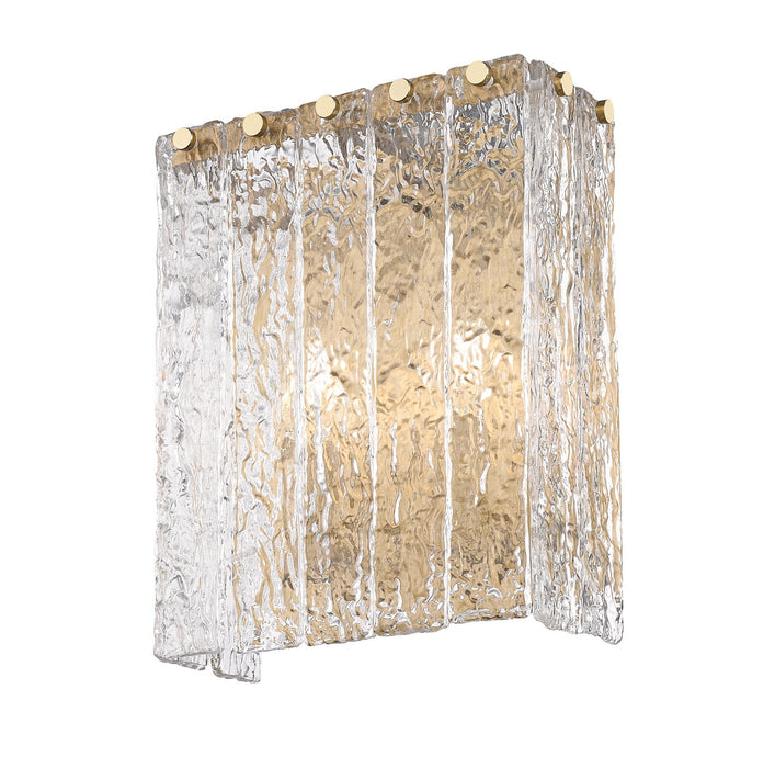 Z-Lite 1943-2S-MGLD Two Light Wall Sconce, Modern Gold